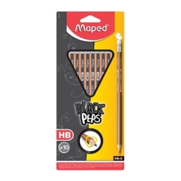 Maped | Black&#39;Peps | Potlood HB met Gum | 10 stuks