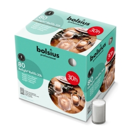 Bolsius | Professional Relight Navul 30H Grijs | 80 stuks