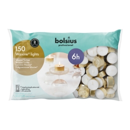 Bolsius | Waxine Lichten | 6 uur | 150 stuks