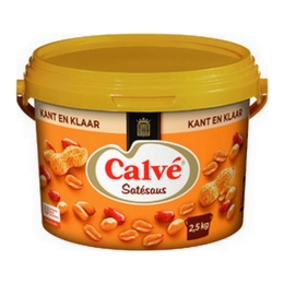 Calvé | Satésaus | Kant en klaar | Emmer 2,5 kg