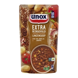 Unox | Soep | Extra Gevuld Linzen Spek | 5 x 570 ml