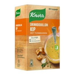 Knorr | Drinkbouillon | Kip | Doos 80 zakjes