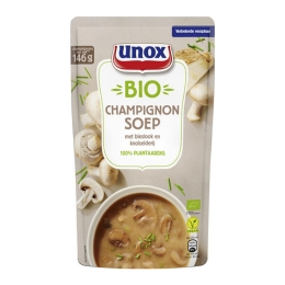 Unox | Soep | Champignon | Bio | 5 x 570 ml