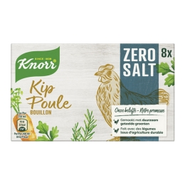 Knorr | Bouillon | Zero Salt Chicken | 12 x 72 gram