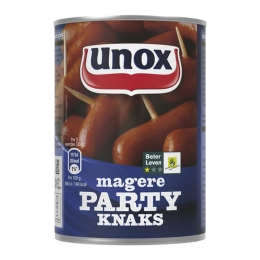 Unox | Party Knaks Mager | 12 x 400 gram