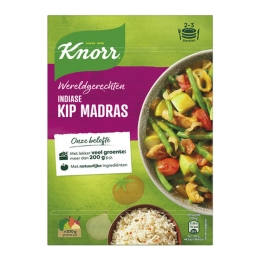 Knorr | Wereldgerechten | Indiase Kip Madras | 6 x 326 gram