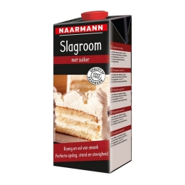 Naarmann | Slagroom met suiker 32% | 1 liter