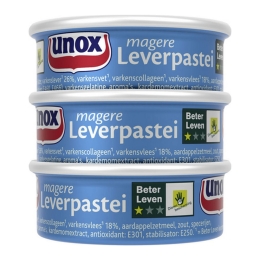 Unox | Leverpastei Mager Varken | 24 x 3 x 56 gram