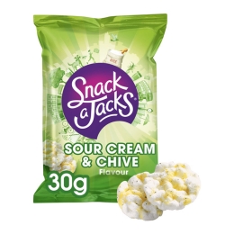 Snack a Jacks | Crispy Cream & Chive | 8 x 23 gram