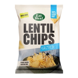 Eat Real | Salted Lentil Chips | 10 x 95 gram