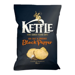 Kettle Chips | Black Pepper | 130 x 10 gram