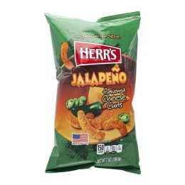 Herr&#39;s | Jalapeno Cheese Curls | 12 x 198.5 gram