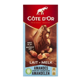 Côte d&#39;Or | Bloc Melk Gekarameliseerde Amandel | 9 x 180 gram