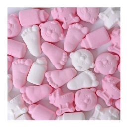 Babymix | Foam | Roze/Wit | 1 kg