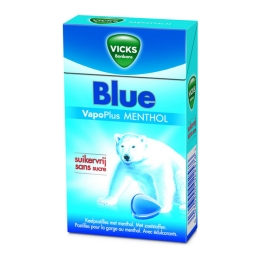 Vicks | Blue Minibox | Suikervrij | 20 stuks