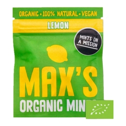 Max&#39;s Mints | Lemon Zakje Bio | 12 x 17 gram