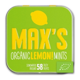 Max&#39;s Mints | Lemon Blikje Bio | 8 x 35 gram