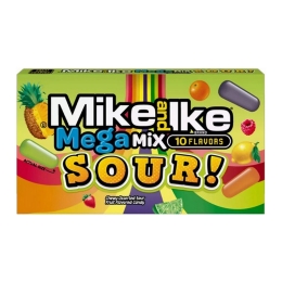 Mike And Ike | Mega Mix Sour Theatre Box | 12 x 120 gram