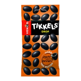 Venco Tikkels Drop 45 gr 24 zakjes