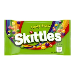 Skittles | Crazy Sours Zakje | 36 x 45 gram