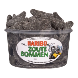 Haribo | Zoute Bommen | 150 stuks