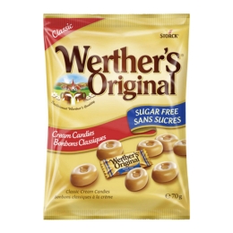 Werther&#39;s Original | Suikervrij | 12 x 70 gram