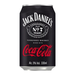 Jack Daniel&#39;s & Coca Cola | Blik | 12 x 33 cl