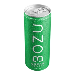 Bozu | Hard Iced Tea Green | Blik | 12 x 25 cl