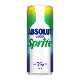 Absolut | Vodka & Sprite | Blik | 12 x 250 ml