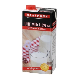 Naarmann | Halfvolle Melk | 1.5% vet | 12 x 1 liter