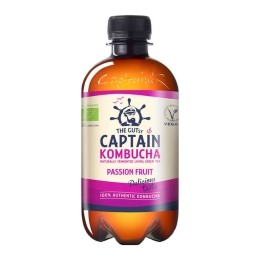 The Gutsy Captain | Kombucha Passionfruit | Bio | 12 x 400 ml