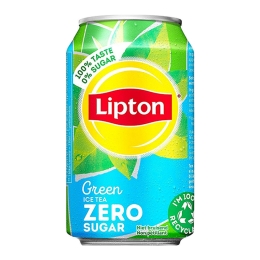 Lipton | Ice Tea Green | Zero | Blik | 24 x 33 cl