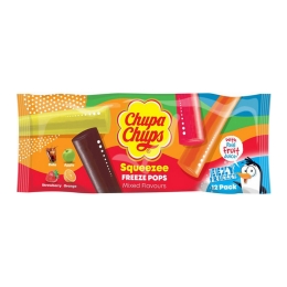 Chupa Chups | Freeze Pops Mixed Flavour | 15 x 12 x 50 ml