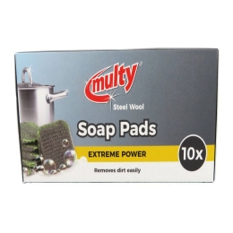 Multy | Steel Wool Soap Pads | 10 stuks