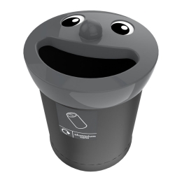 Aluminium Cans Smiley Face Bin 52 liter