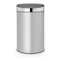 Brabantia Touch Bin 40 liter metallic