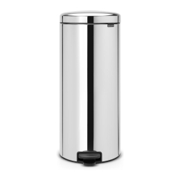 Brabantia Pedaalemmer metalen binnenemmer 30 liter rvs