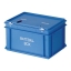 Batterijbox 20 ltr blauw