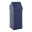 Prullenbak Carro-Push 55ltr pushklep blauw