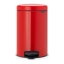 Brabantia Pedaalemmer 12 liter NewIcon Rood