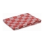 Wecoline | Theedoek | Rood-roze geblokt | 65 x 65 cm | 6 stuks